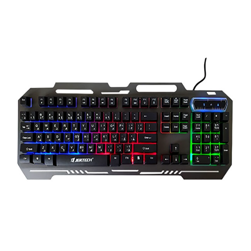کیبورد گیمینگ سیم دار JERTECH جرتک مدل LIGHTNING K910